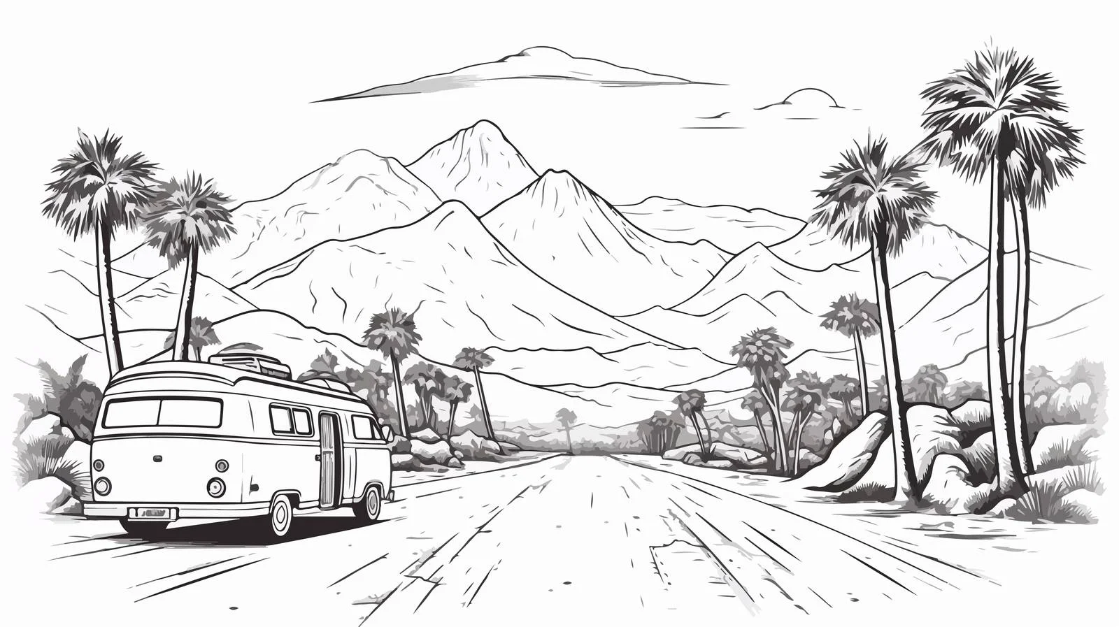 Scenic Mountain Road Trip — free download from Dotvec