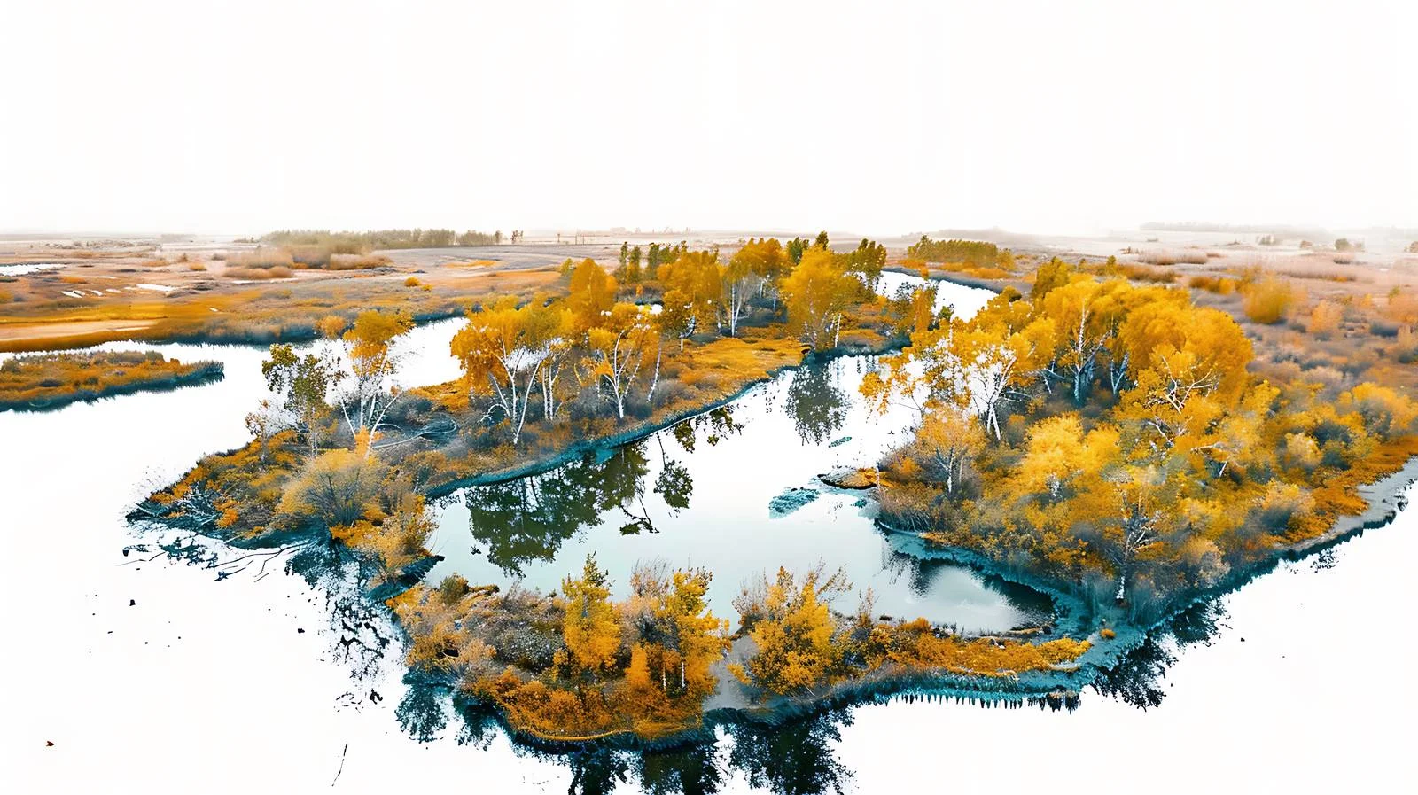 Captivating Autumn Aerial View of Jiayin — free download from Dotvec