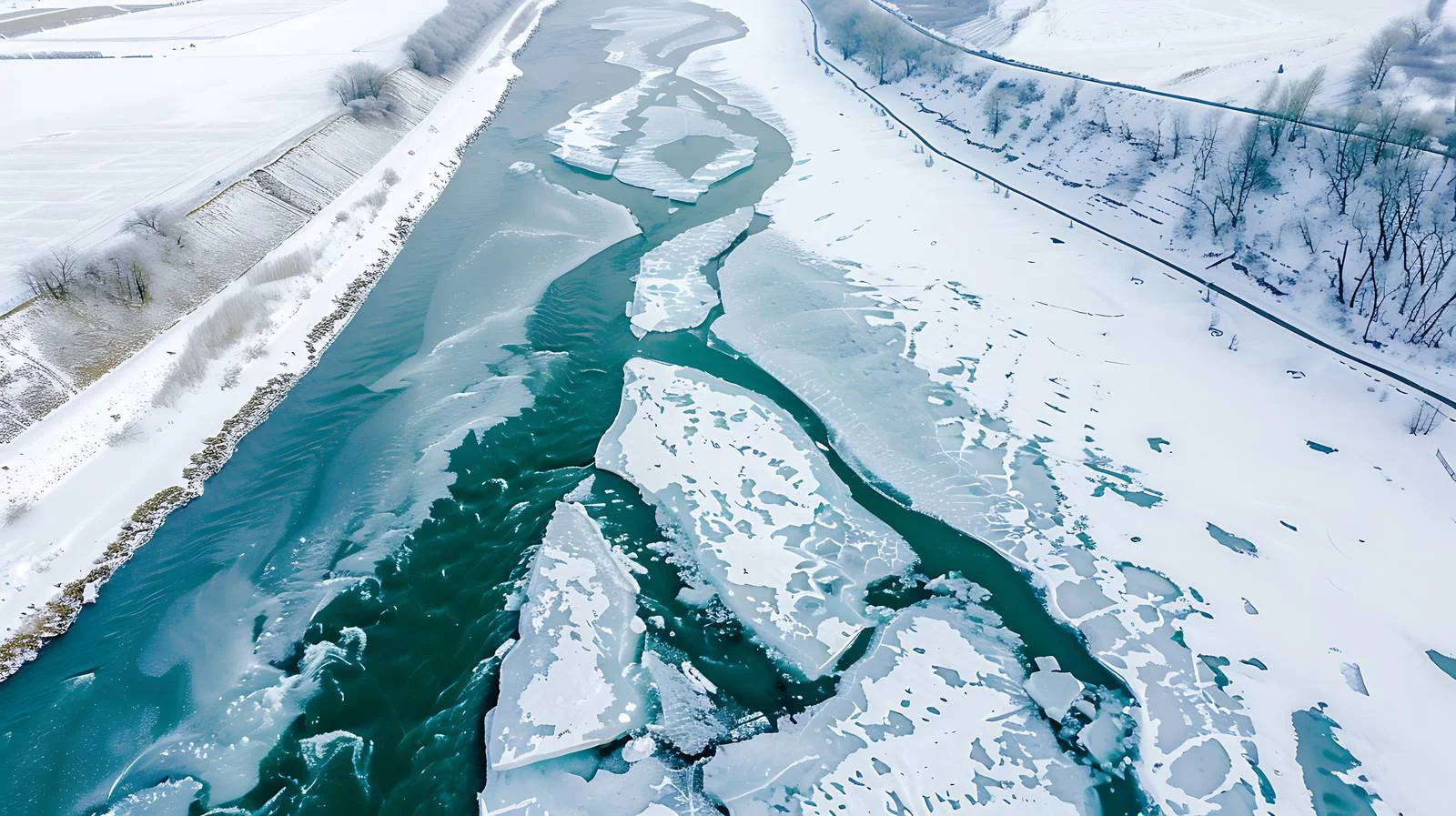 Bird's eye view of Songhua River and Mount Fuji – free fuji image from Dotvec