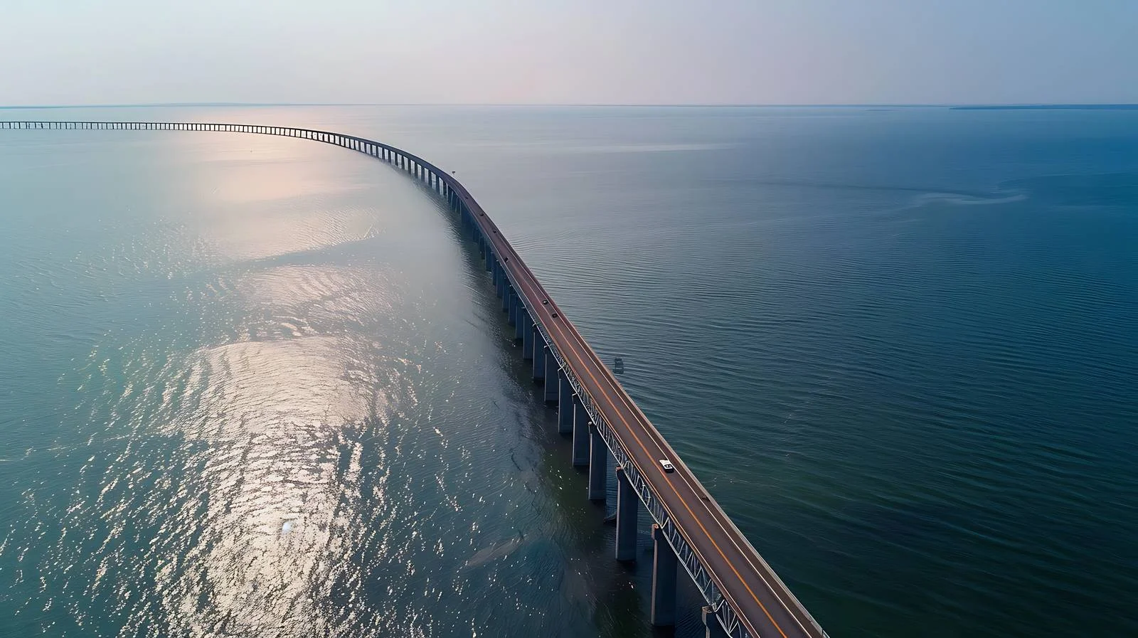 Scenic Chesapeake Bay Bridge Aerial View — free download from Dotvec