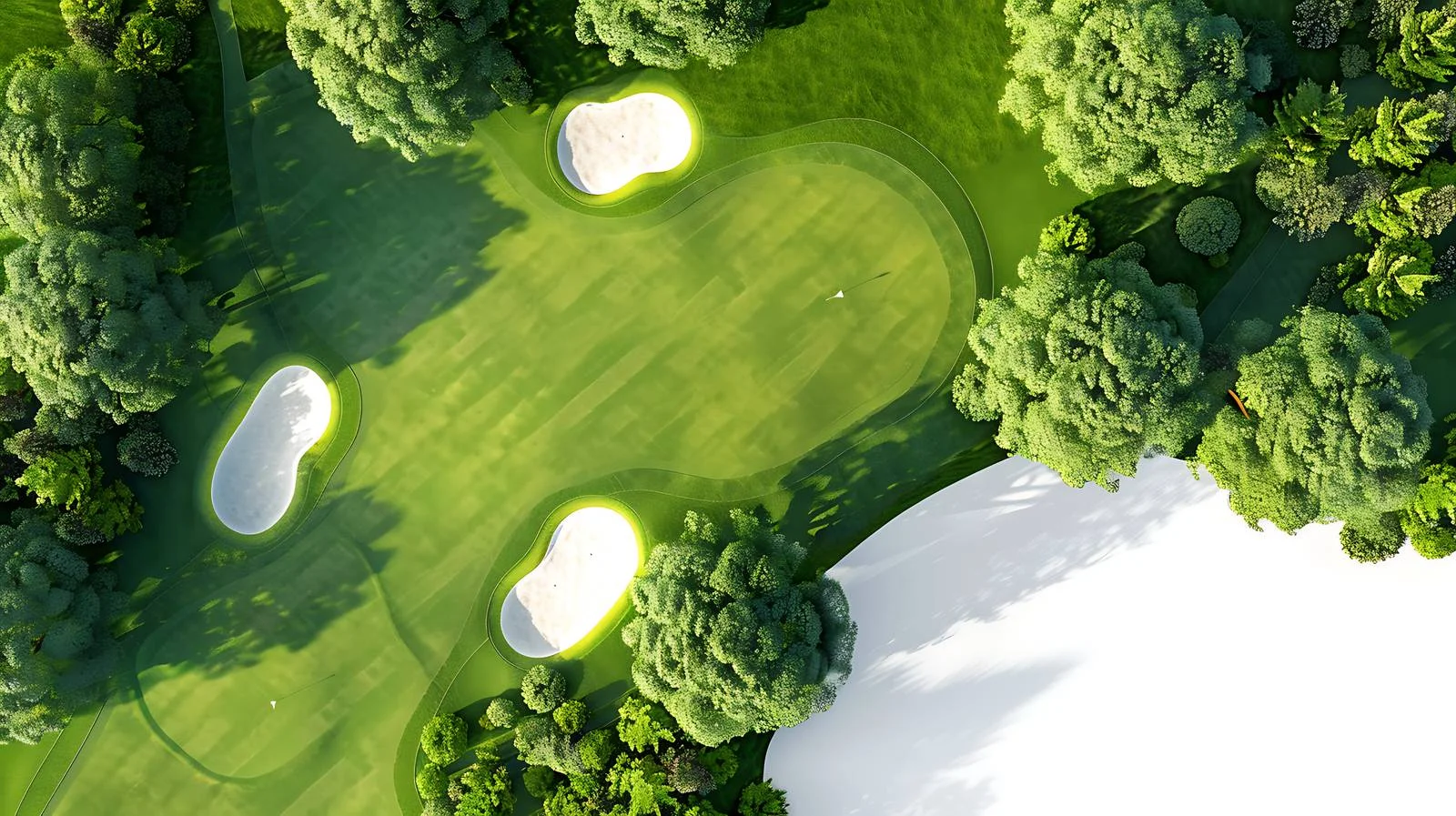 Scenic Golf Course Fairway and Greens Overview — free download from Dotvec