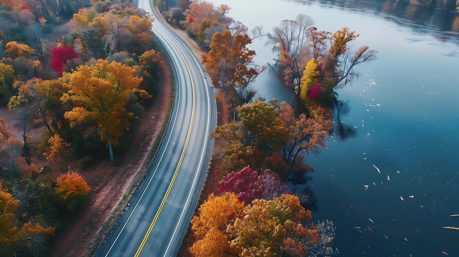 Scenic River Route Along Mississippi Bend — free download from Dotvec