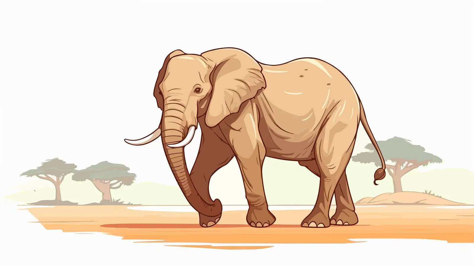 Elephant Hand Drawn Sketch Vector Illustration — free download from Dotvec