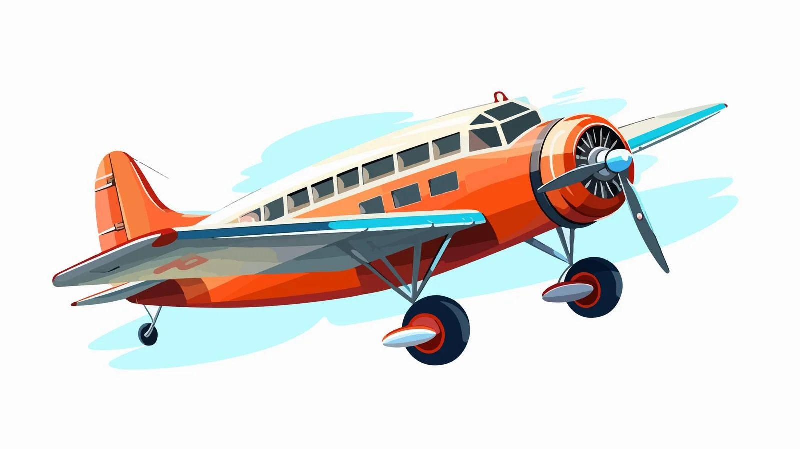 Vintage Air Transport Advertisement — free download from Dotvec