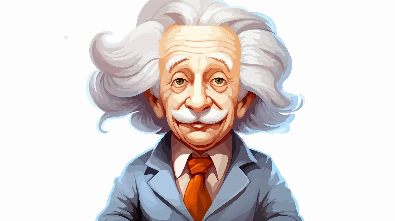 Albert Einstein Vector Illustration — free download from Dotvec
