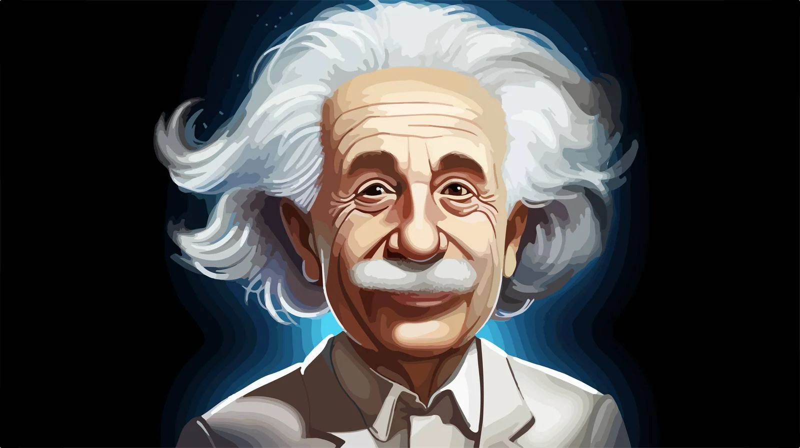 Albert Einstein Vector Illustration for Editorial Use — free download from Dotvec