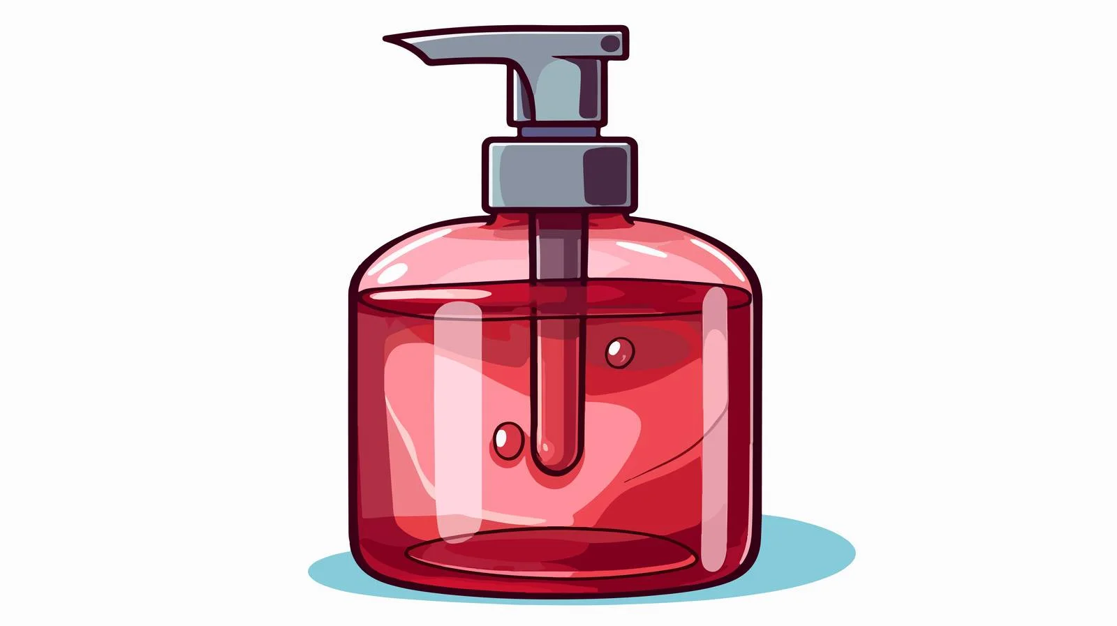 Hand Sanitizer Icon for Bacteria Protection — free download from Dotvec