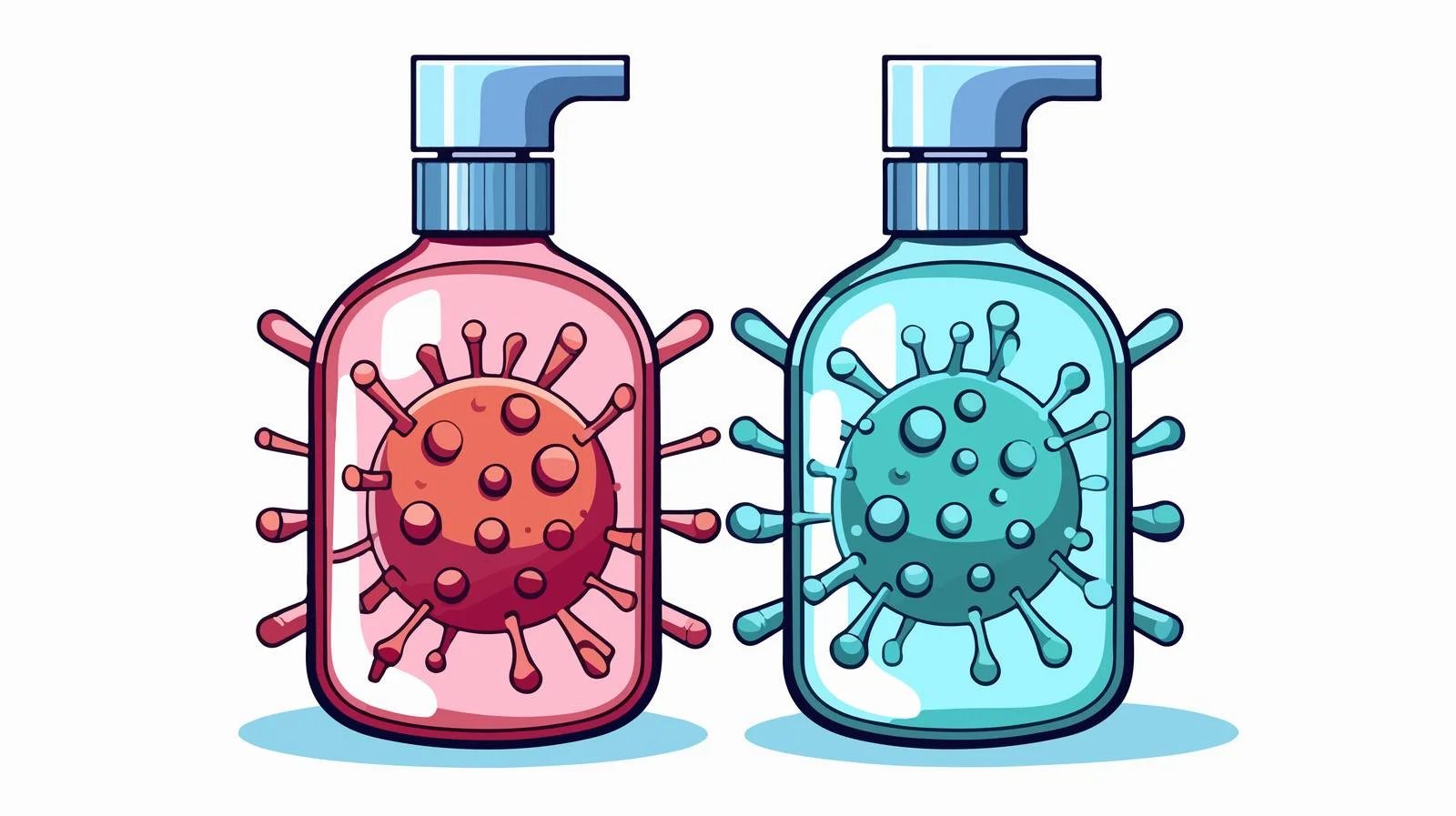 Antibacterial Hand Wash Icon — free download from Dotvec