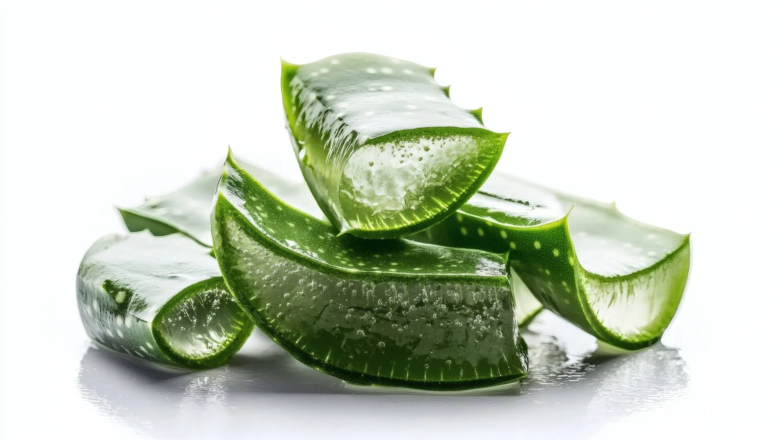Fresh Aloe Vera Extract on White Background — free download from Dotvec
