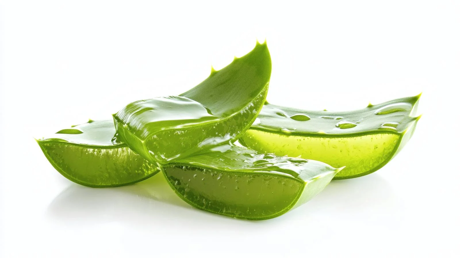 Aloe Vera Leaves and Extract on White Background — free download from Dotvec