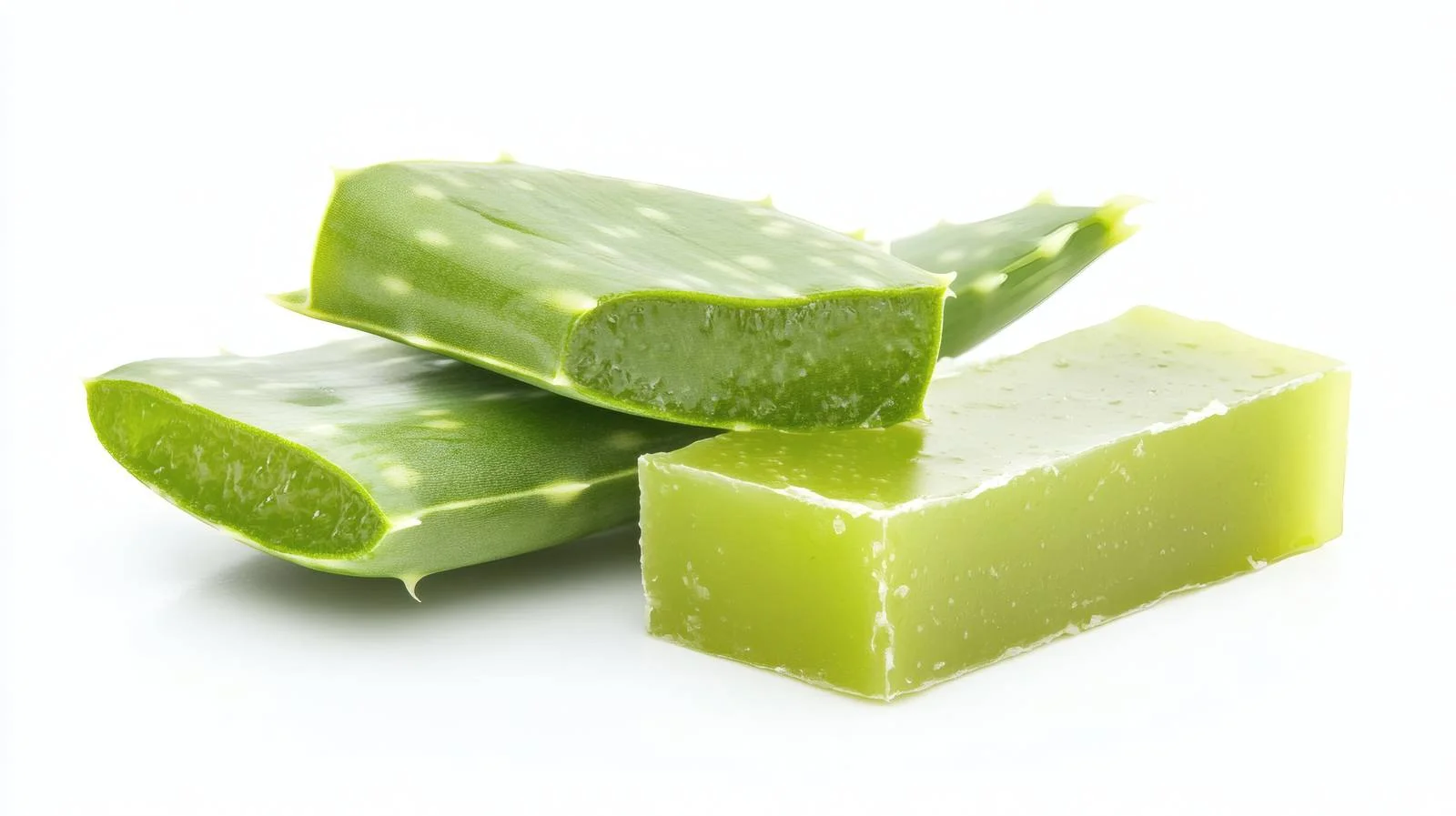 Organic Aloe Vera Soap Bar Concept — free download from Dotvec