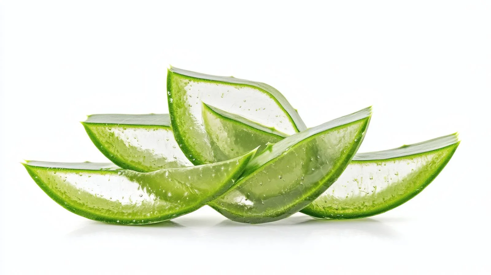 Fresh Aloe Vera Leaves with Gel Displayed — free download from Dotvec