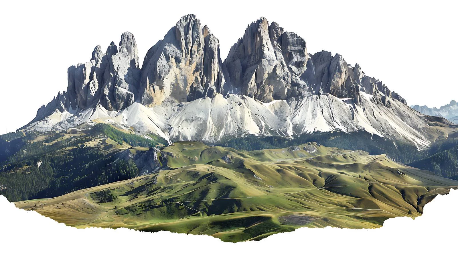 Tranquil Alpe di Siusi in Dolomites — free download from Dotvec