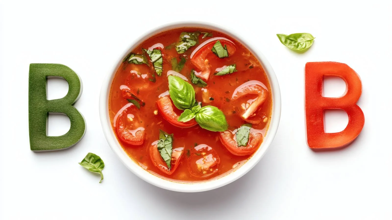 Tomato Soup Alphabet Letters Soup Bowl — free download from Dotvec