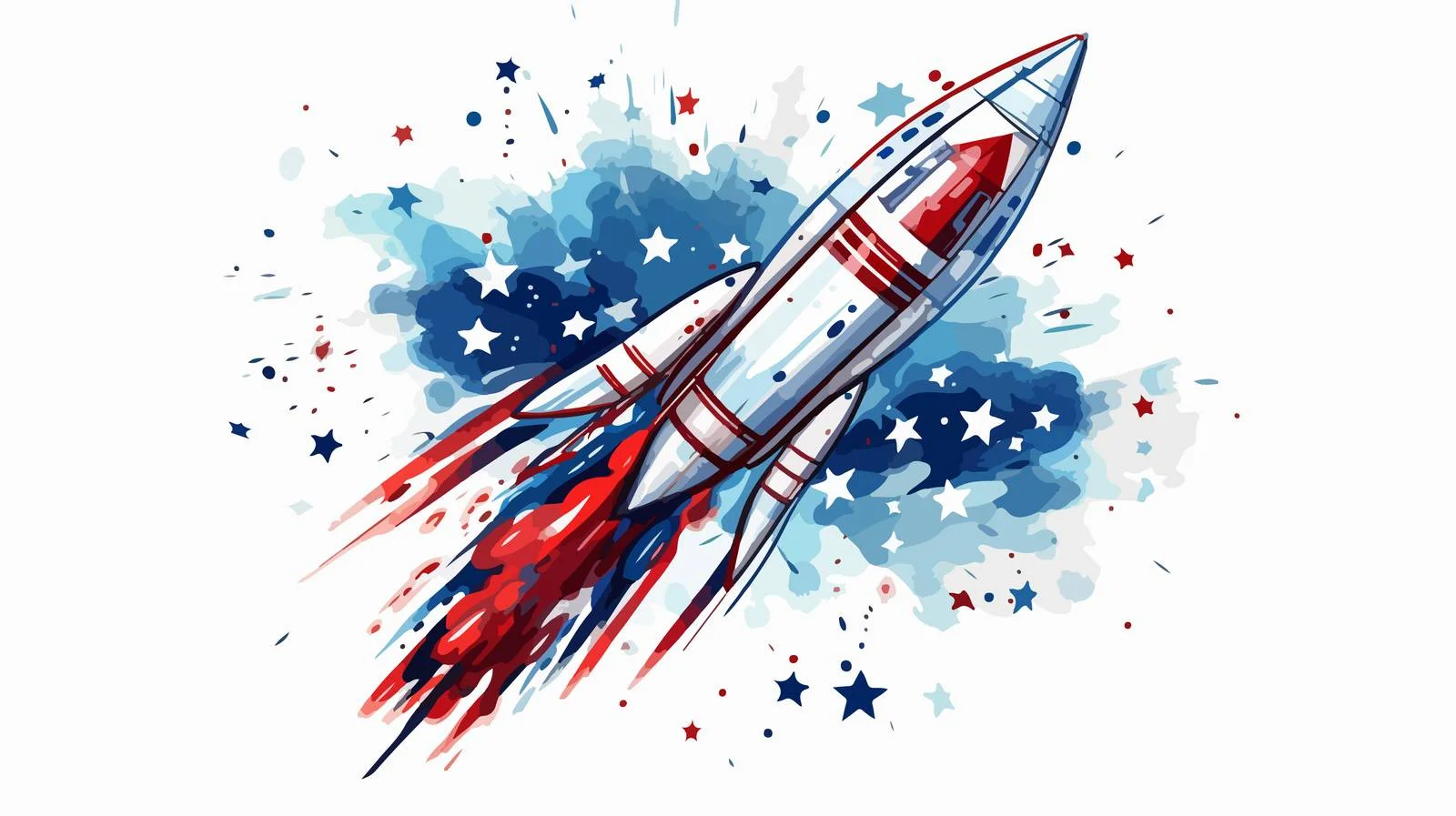 Patriotic Fireworks Display — free download from Dotvec