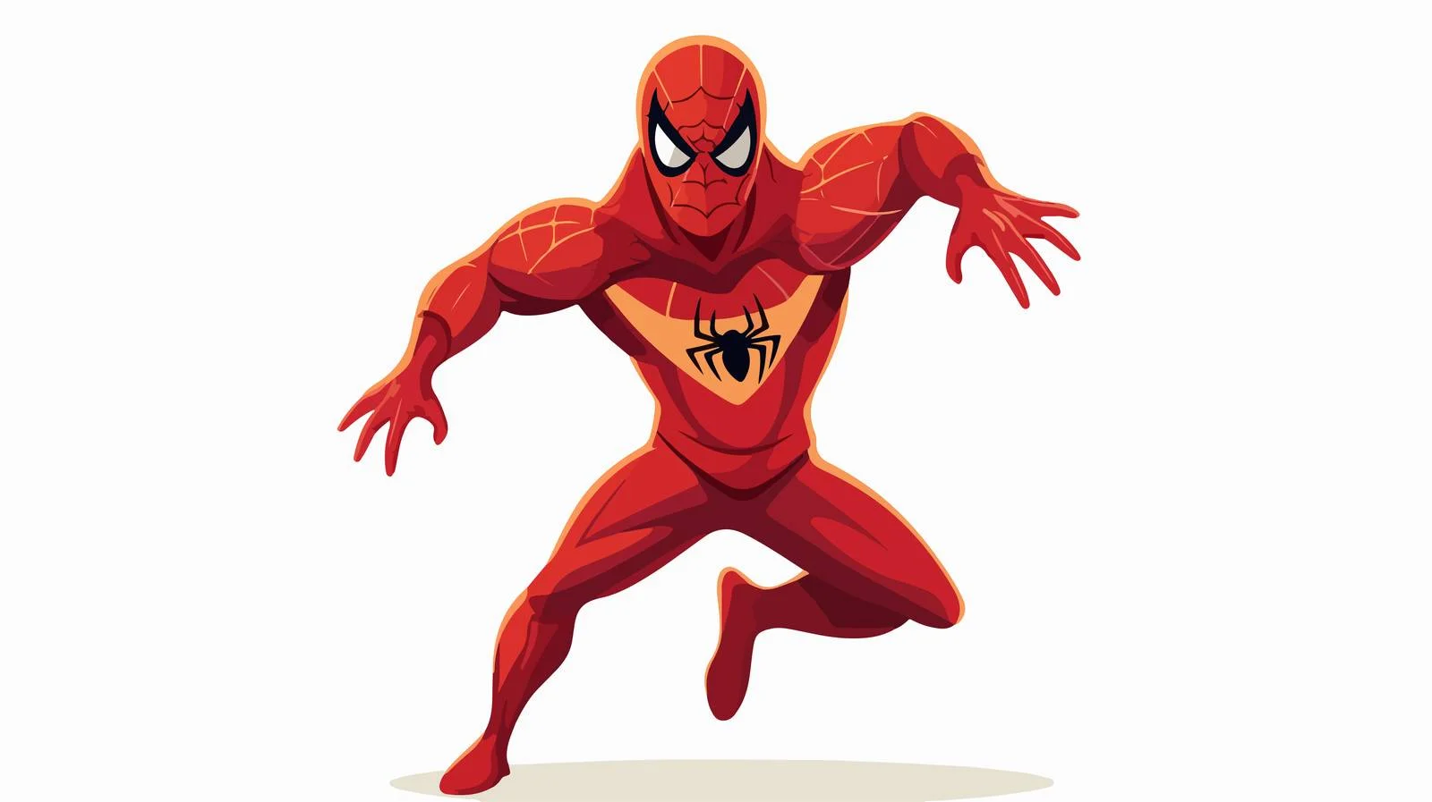 Actor in Spiderman Costume Studio — free download from Dotvec