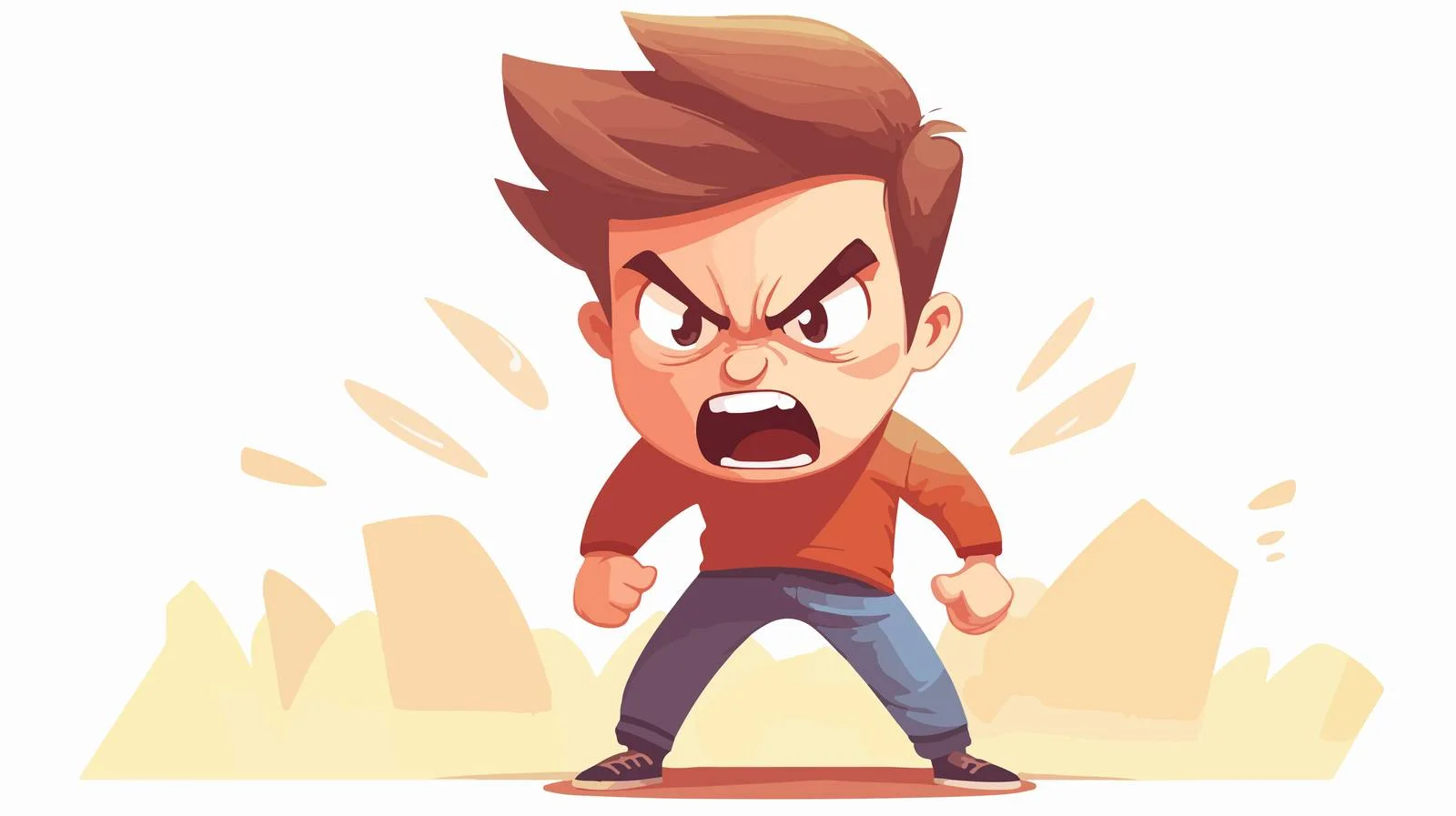 Child's Aggressive Behavior Displayed — free download from Dotvec