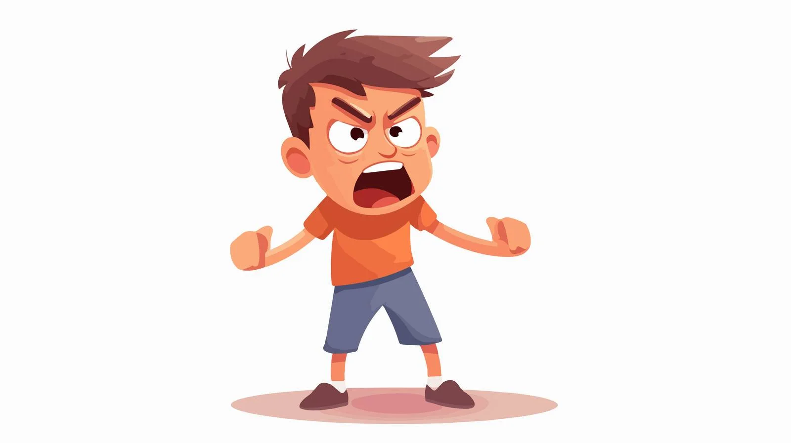 Child's Aggressive Behavior Displayed Image — free download from Dotvec