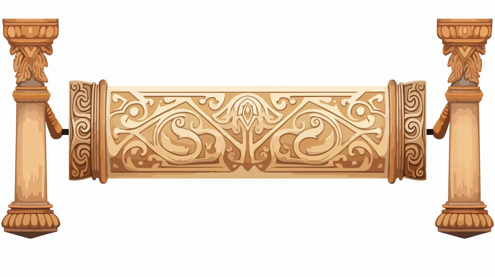 Ancient Greek Columns Background Design — free download from Dotvec