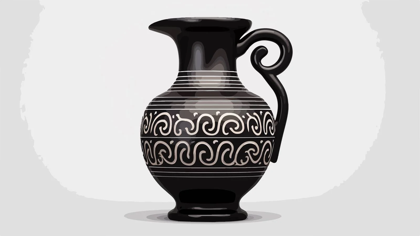 Ancient Greek Vase Meander Ornament — free download from Dotvec