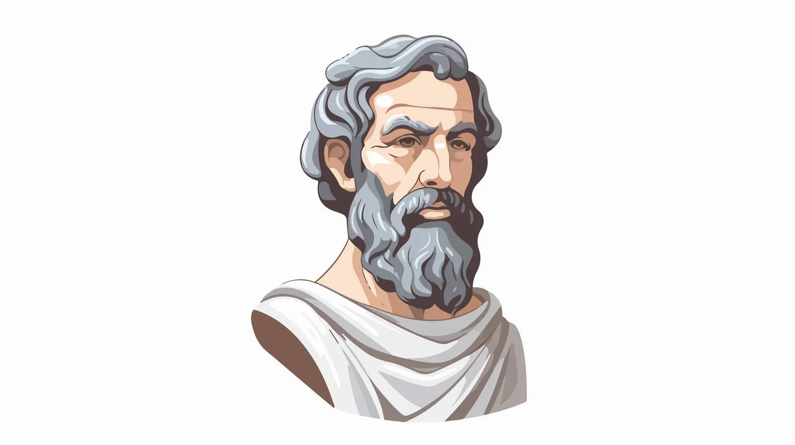 Homer Bust on White Background — free download from Dotvec