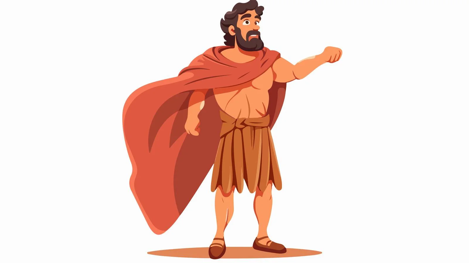 Ancient Greek Hero Illustration — free download from Dotvec
