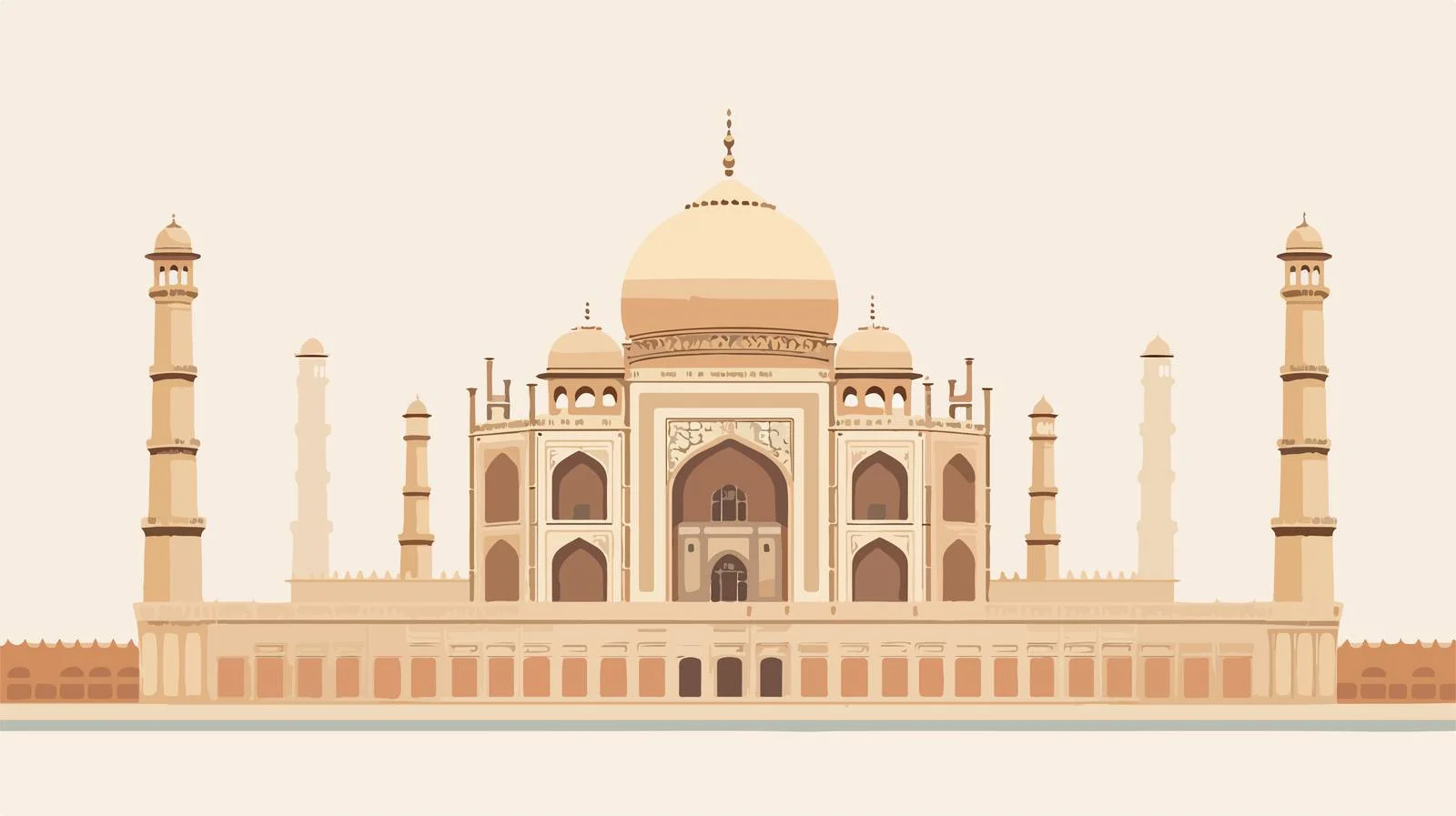 Historic Indian Temple Mausoleum Illustration – free mausoleum image from Dotvec