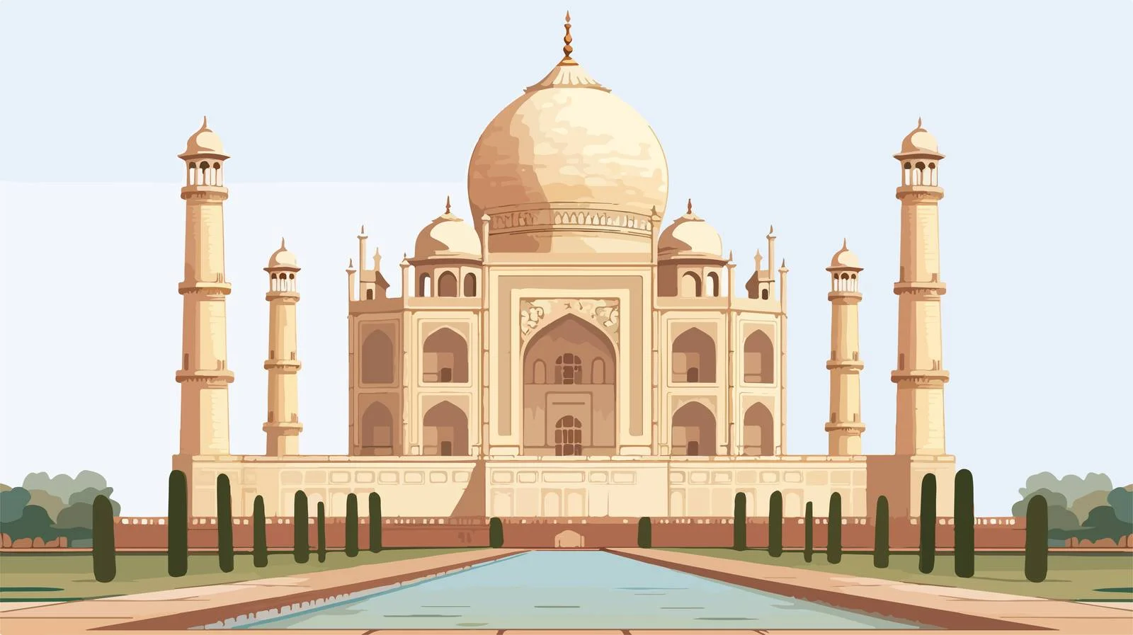 Ancient Indian Temple Mausoleum of Taj Mahal – free mausoleum image from Dotvec