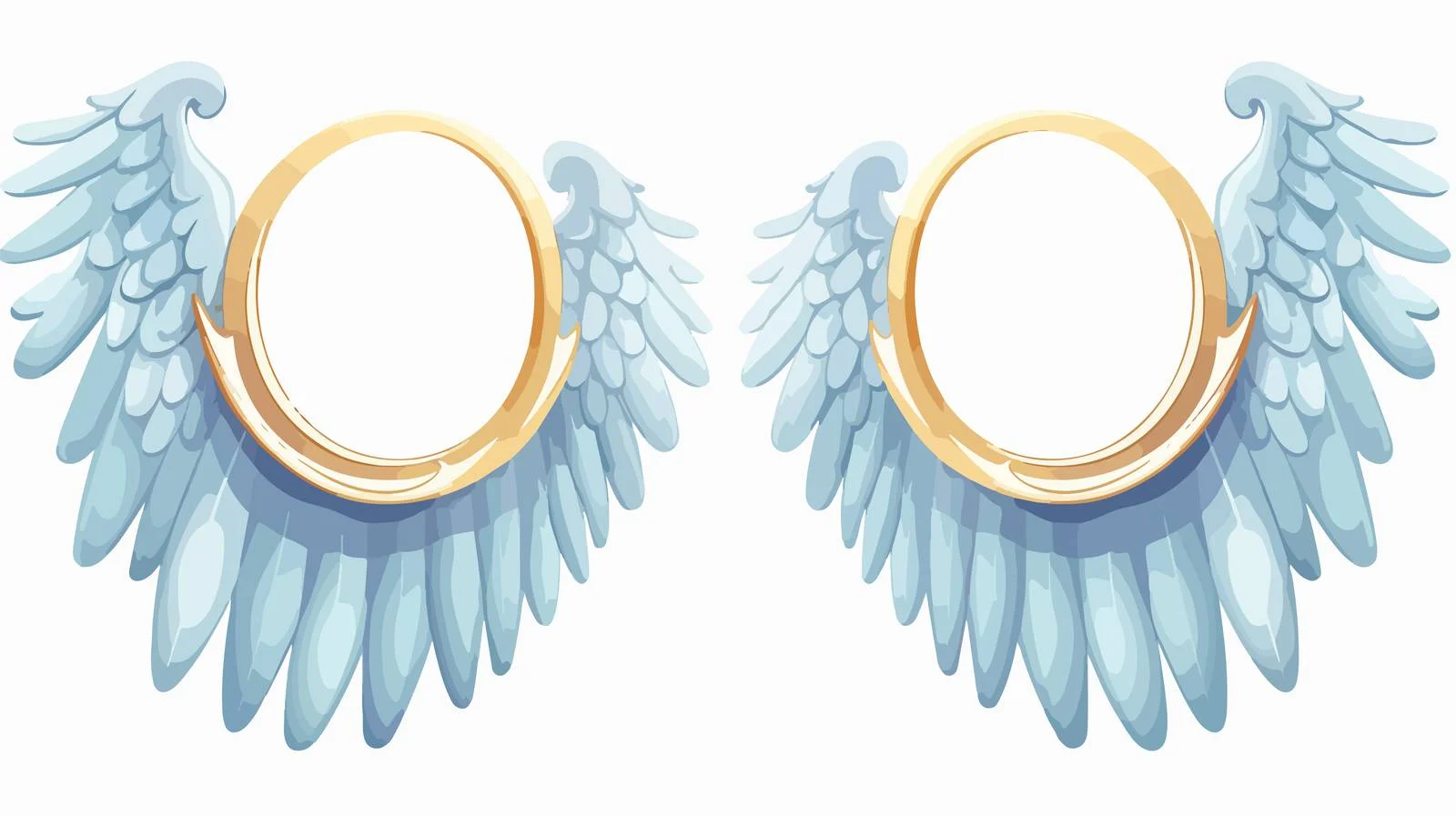 Angel Wings Head Ring for Kids — free download from Dotvec