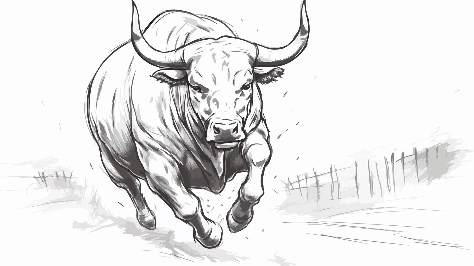 Charging Bull Warning Hand Gesture — free download from Dotvec