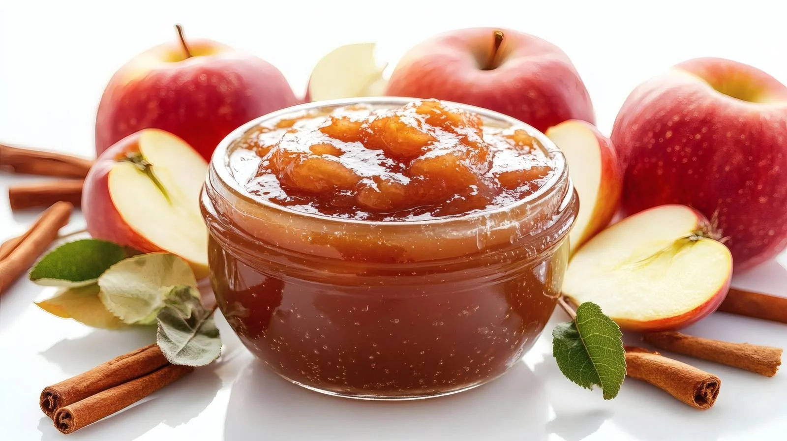 Pure Apple Butter on White Background — free download from Dotvec