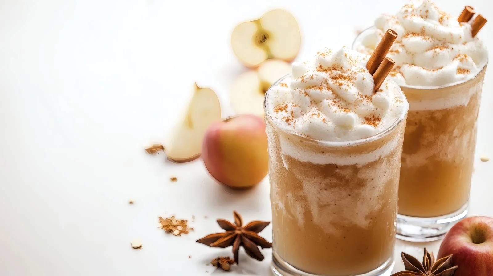 Delicious Apple Cider Floats on White — free download from Dotvec