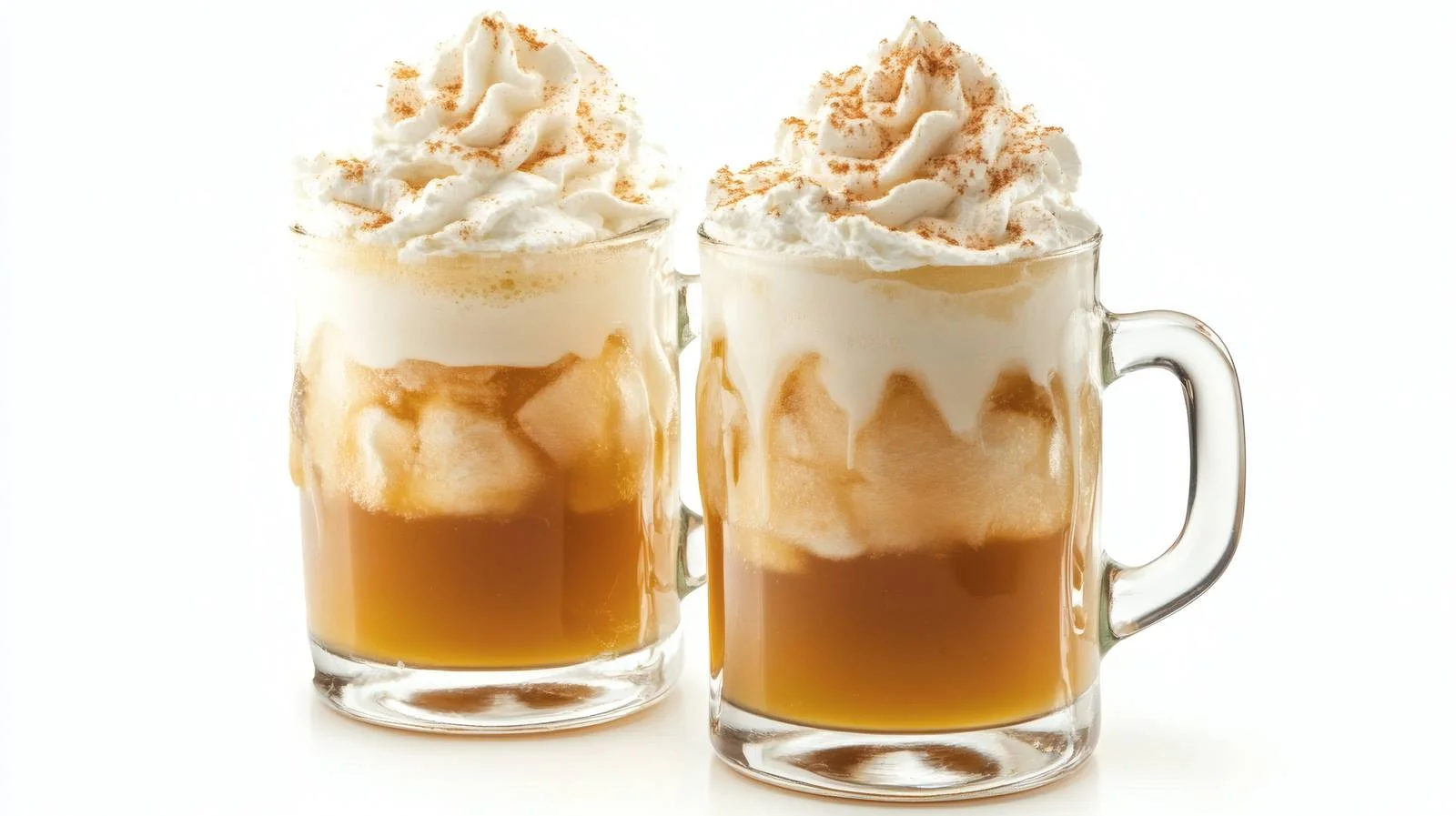 Refreshing Apple Cider Floats on White — free download from Dotvec