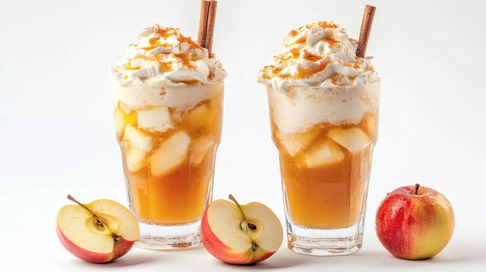 Delicious Apple Cider Floats on White — free download from Dotvec