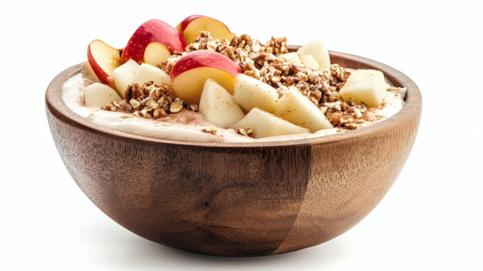 Apple Pie Smoothie Bowl on White Background — free download from Dotvec
