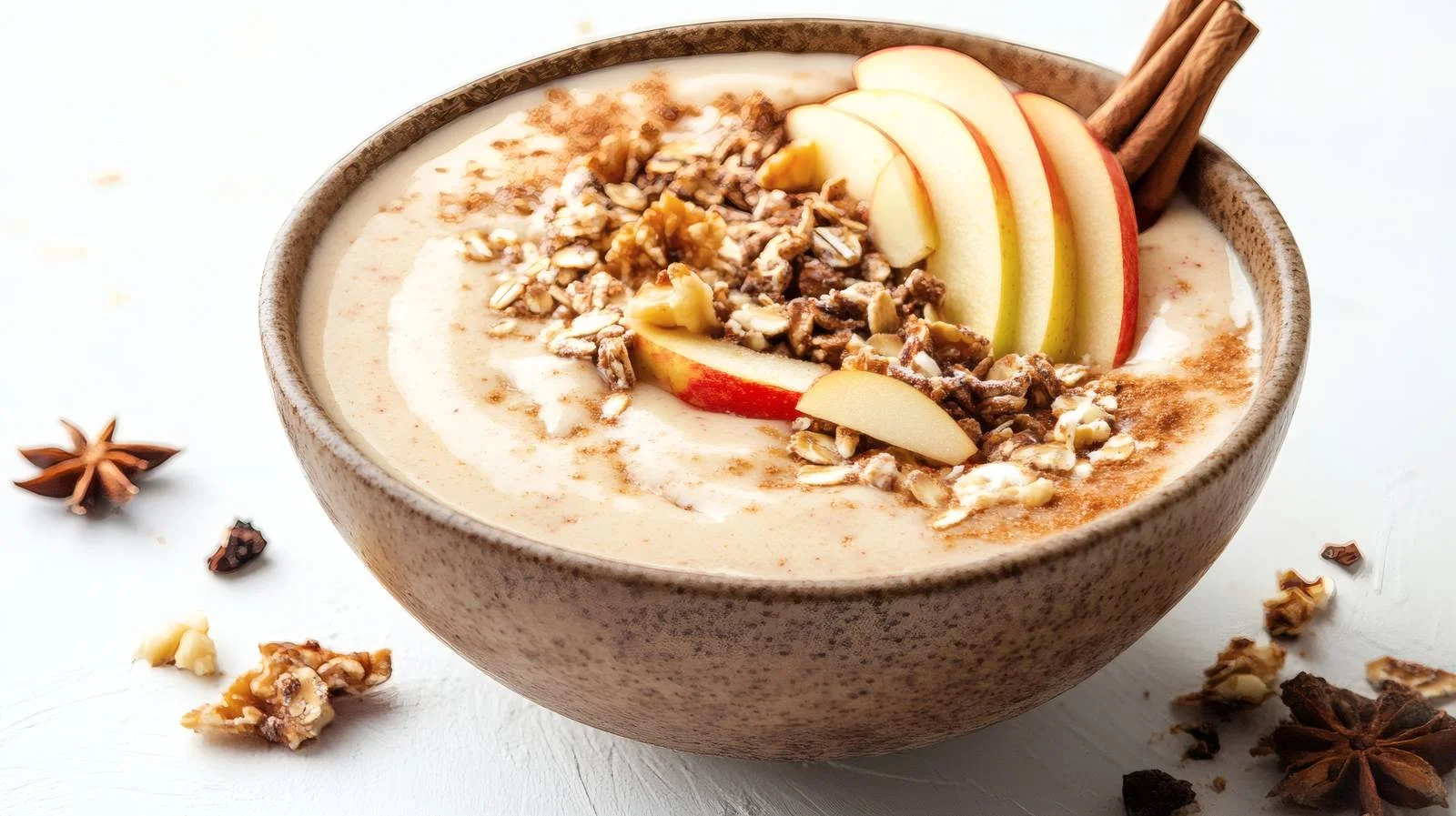 Delicious Apple Pie Smoothie Bowl — free download from Dotvec