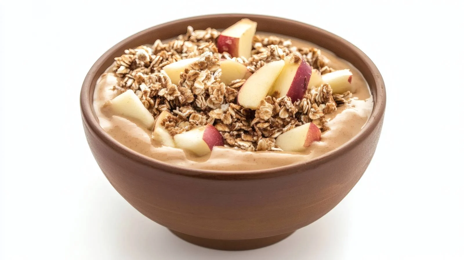 Apple Pie Smoothie Bowl on White — free download from Dotvec