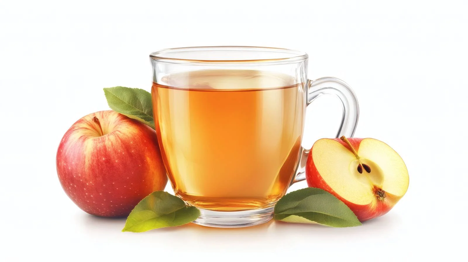 Refreshing Apple Cider Beverage on White — free download from Dotvec