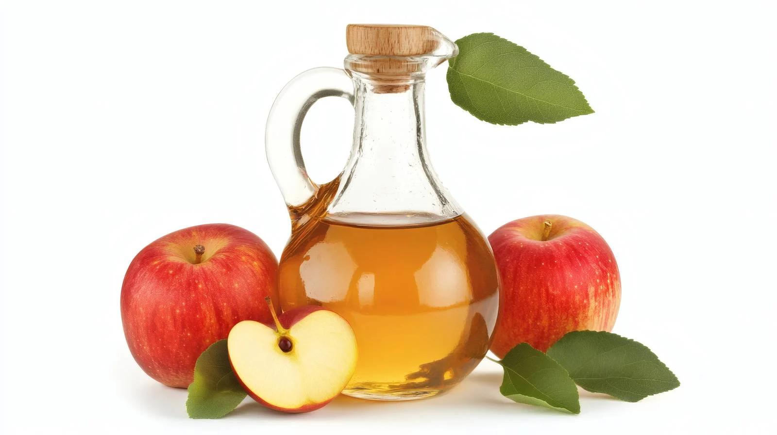Pure Apple Cider Vinegar Bottle White Background — free download from Dotvec