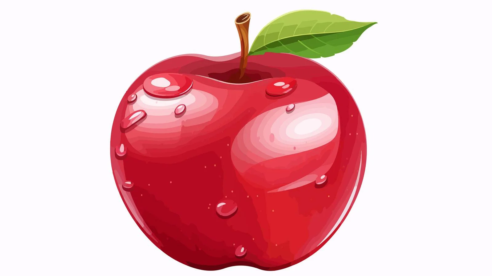 Red Bitten Apple School Icon — free download from Dotvec
