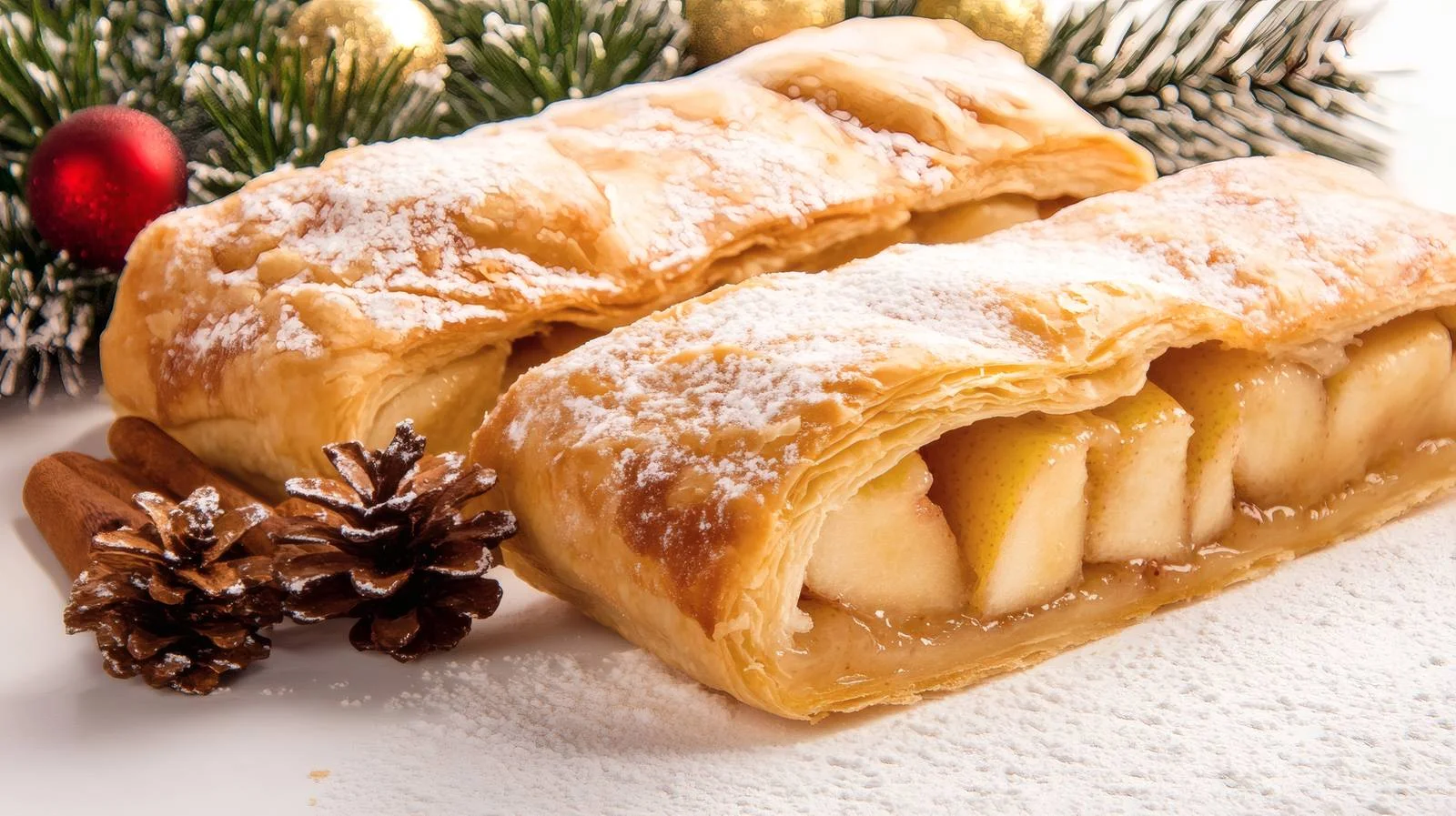 Traditional Apple Strudel for Festive Season — free download from Dotvec