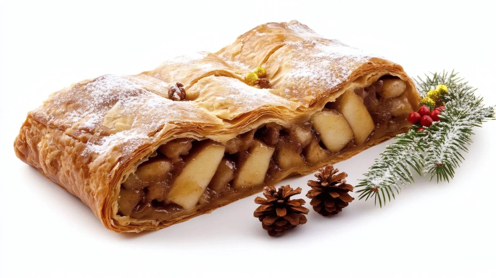 Traditional Apple Strudel for Festive Season — free download from Dotvec
