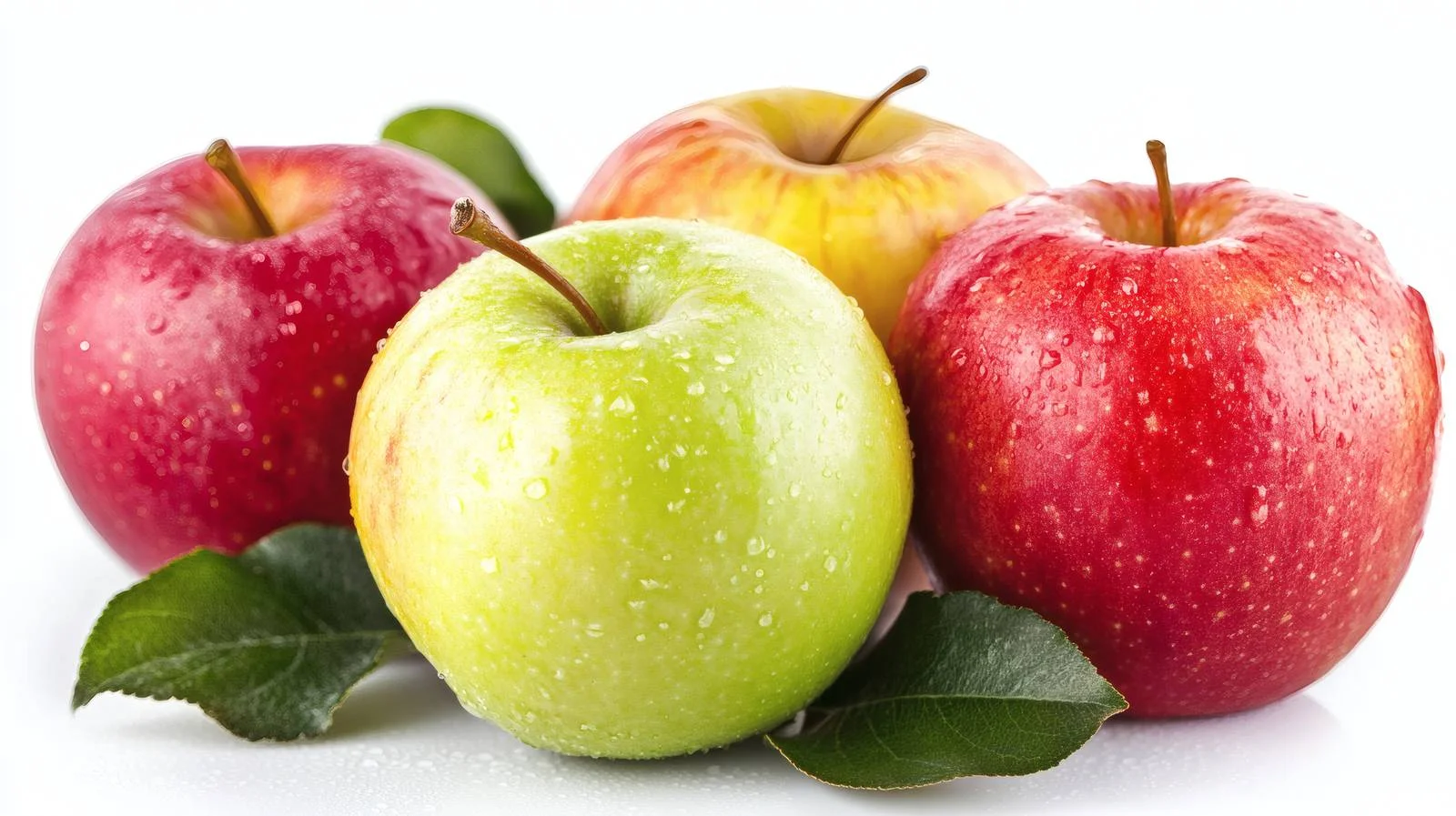 Fresh Apples on Clean White Background — free download from Dotvec