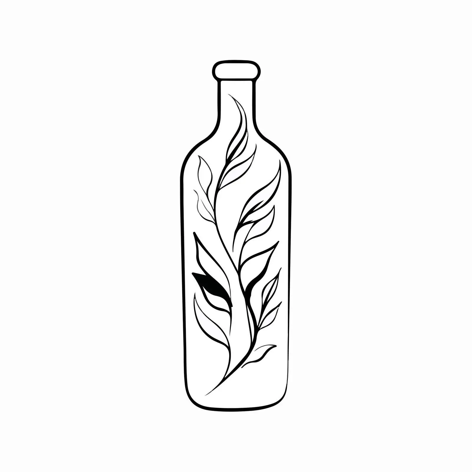 Embroidery Bottle Applique Vector Art — free download from Dotvec