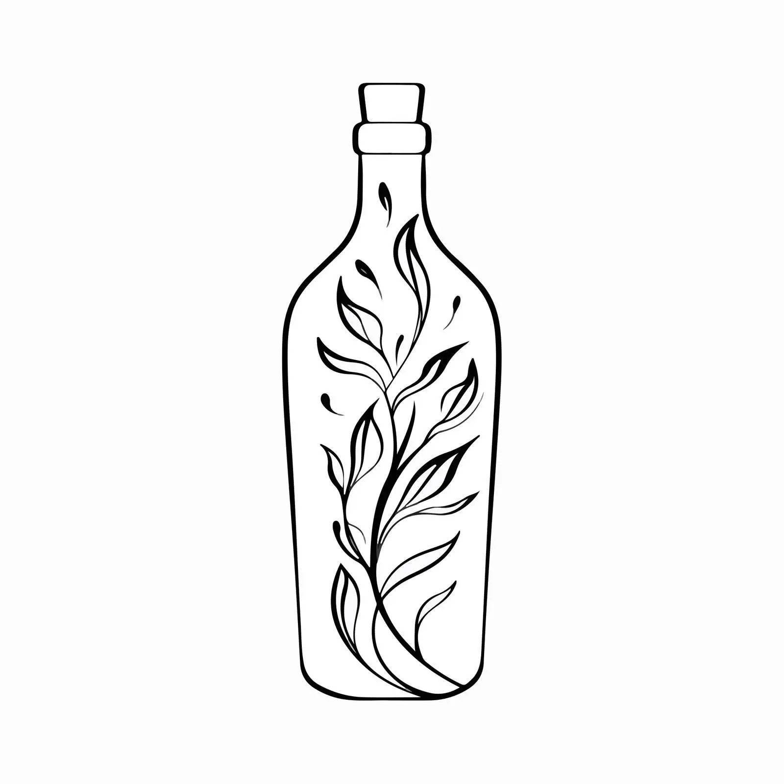 Applique Bottle Embroidery Vector Design — free download from Dotvec
