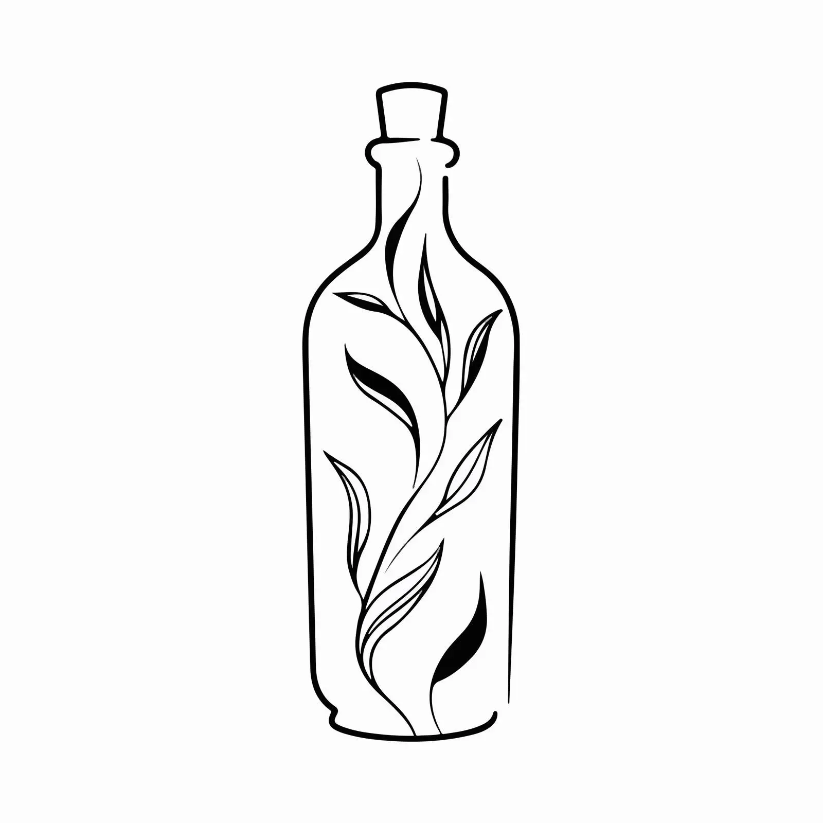 Embroidery Bottle Applique Vector Art — free download from Dotvec