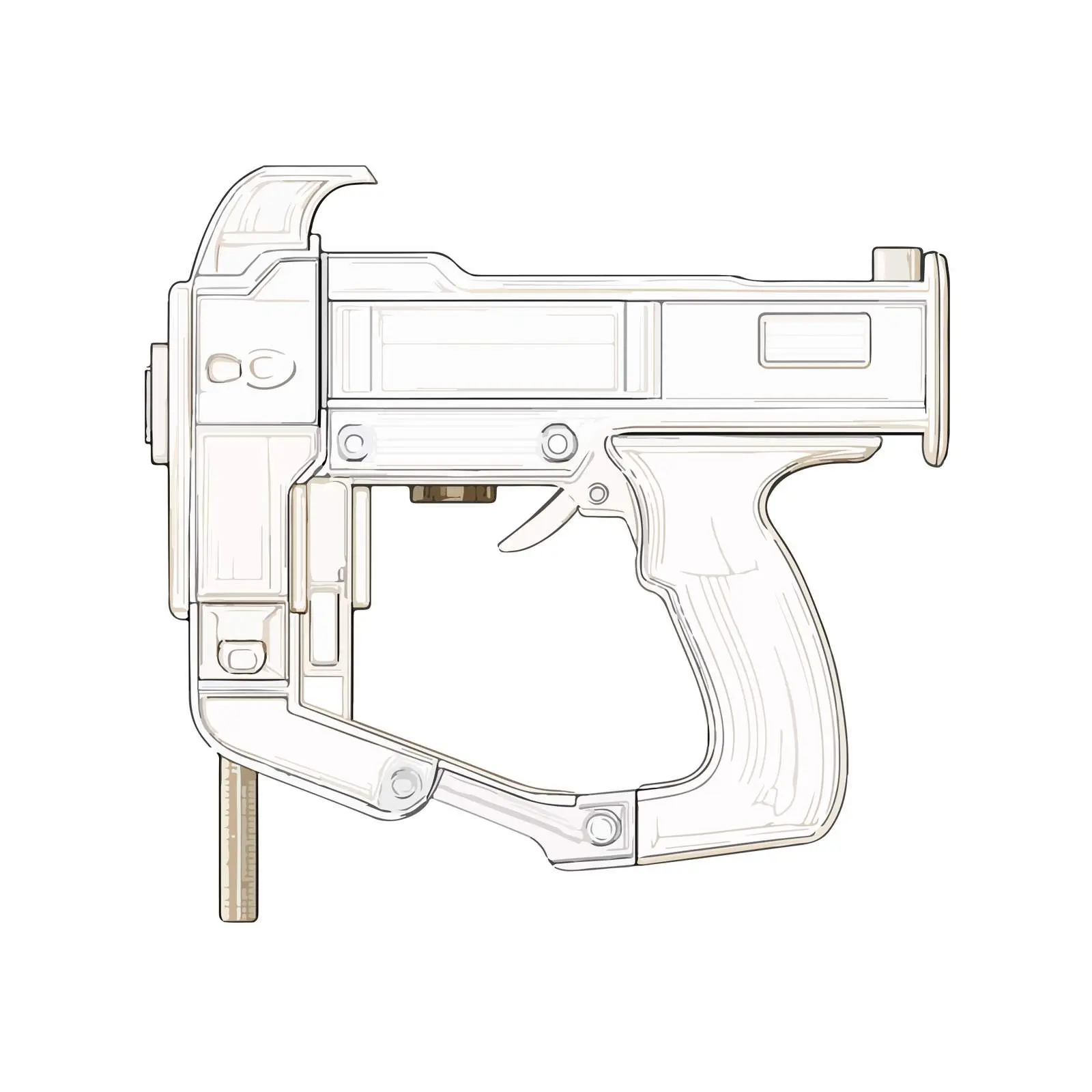 Applique Clamp Embroidery Line Art Vector — free download from Dotvec