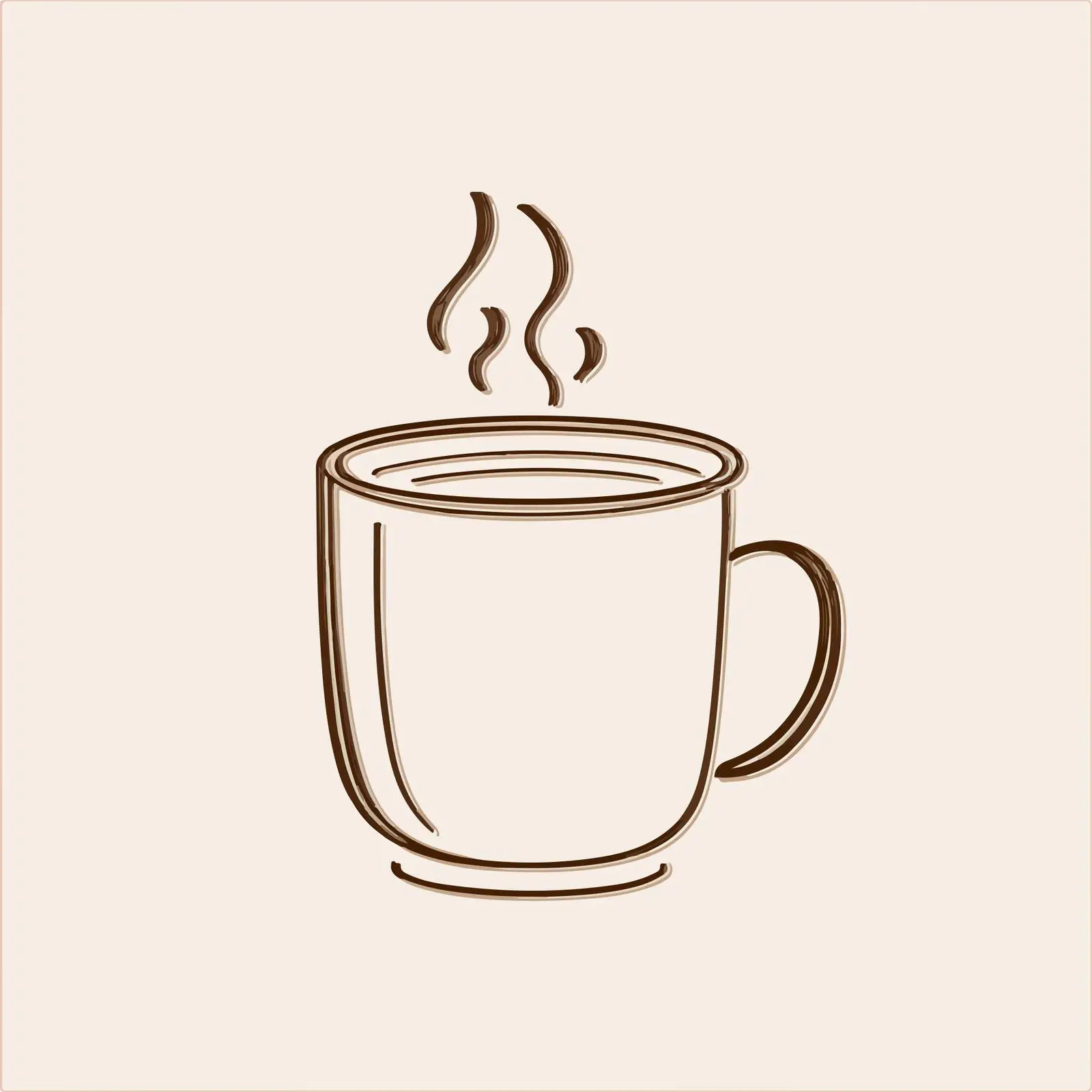 Applique Coffee Mug Embroidery Vector Art — free download from Dotvec
