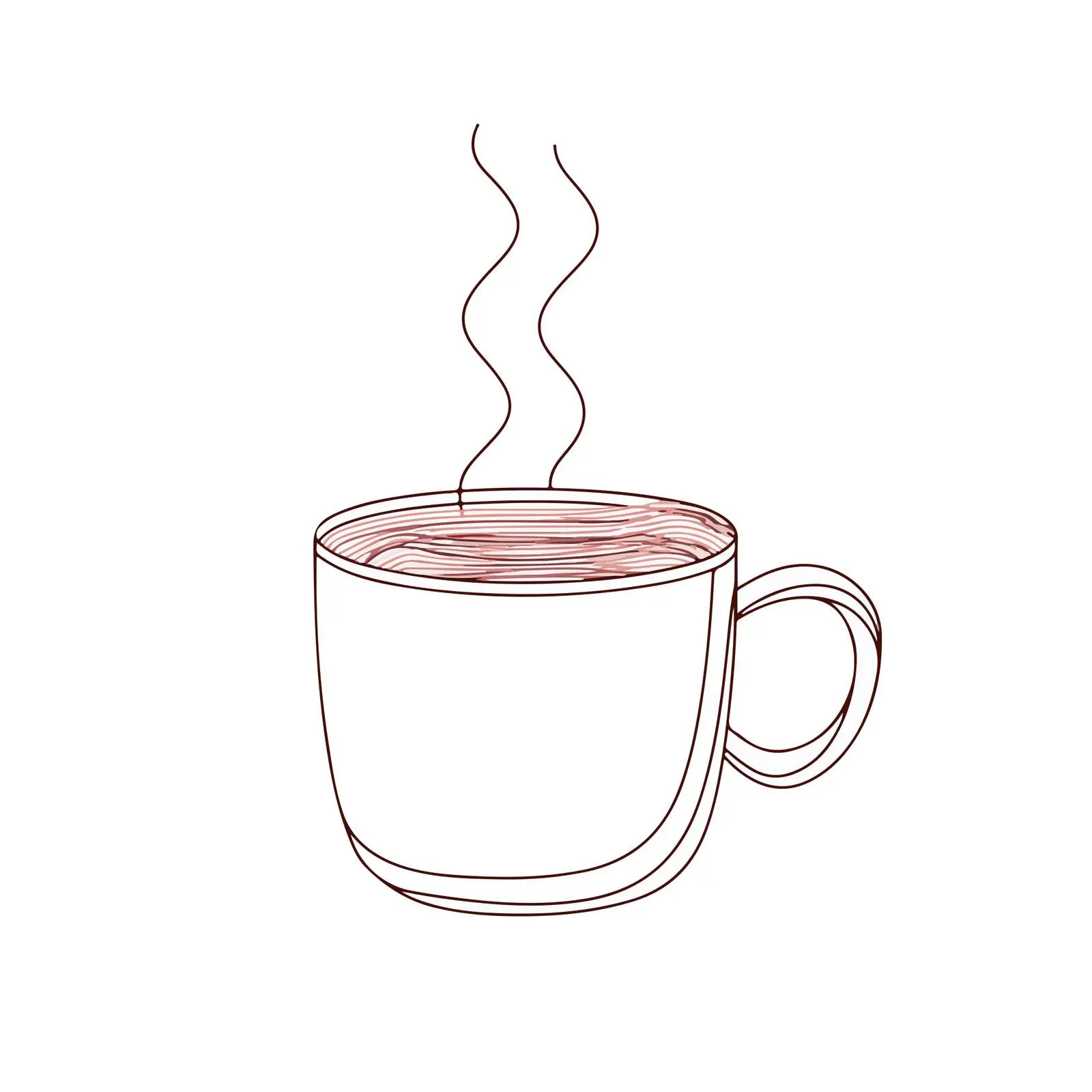 Applique Coffee Mug Embroidery Vector Design — free download from Dotvec