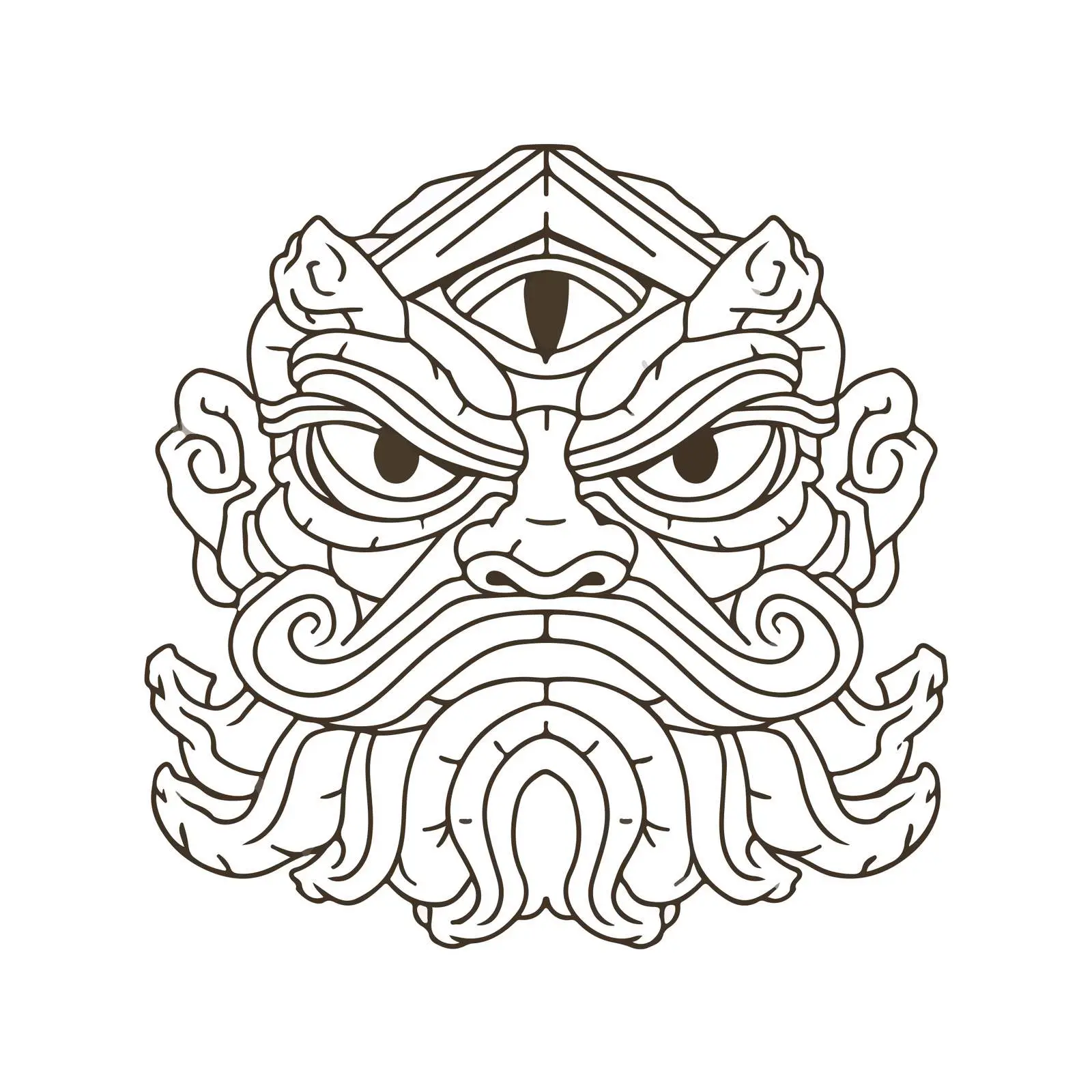 Cyclops Appliqué Embroidery Vector Art — free download from Dotvec